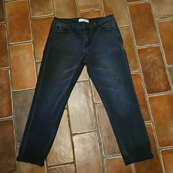 Kancan Black Boyfriend Jeans - Picture 1 of 10